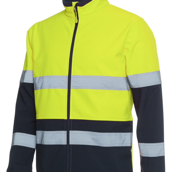 6DWJ JB's Hi Vis (D+N) Three Layer Softshell Jacket Thumbnail